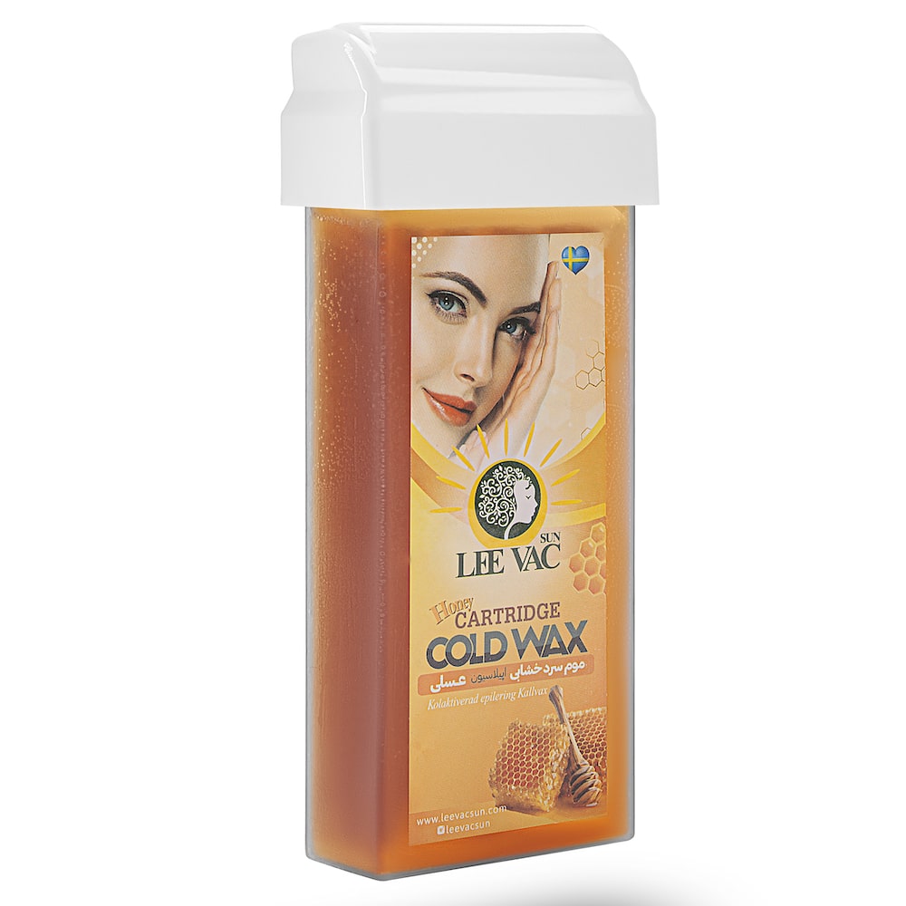 عکس-موم سرد اپیلاسیون عسلی لیواکسان خشابی