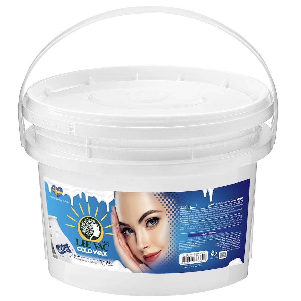 عکس-موم سرد اپیلاسیون شیر لیواکسان 3.5 کیلویی سطلی