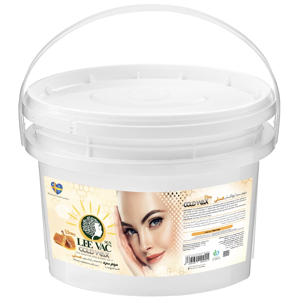 عکس-موم سرد اپیلاسیون سطلی عسلی لیواکسان 3.5 کیلویی (وکس)